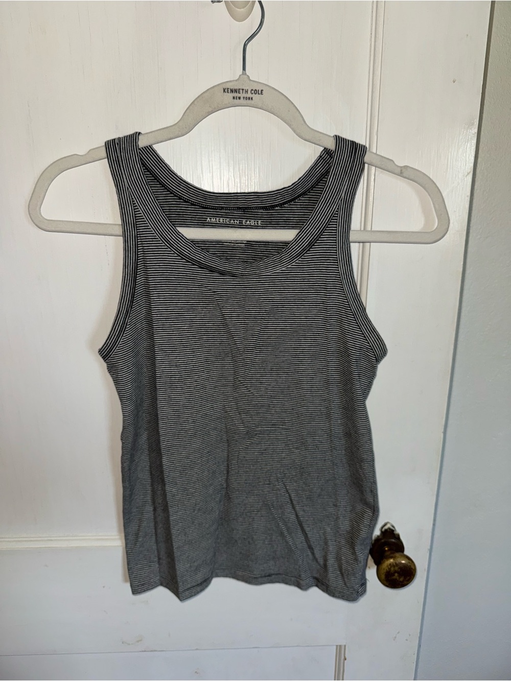 American Eagle Outfitters Striped Scoop Neck Tank